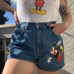 🖤 Mickey Mouse Denim Shorts 🖤